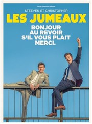 Les jumeaux dans Bonjour, au revoir, s'il vous plaît, merci Le Pont de Singe Affiche