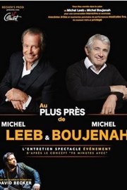 Au plus près de... Michel Boujenah et Michel Leeb Thtre  l'Ouest Auray Affiche