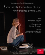 À cause de la couleur du ciel, vie et poèmes d'Anna Gréki Thtre de Nesle - grande salle Affiche