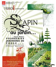 Scapin au jardin Le Bourg Neuf (salle bleue) Affiche