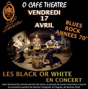 Les black or white O Caf Thtre Affiche