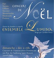 Concert Noël : Choeur de Chambre Lumina Couvent de l'Annonciation Affiche