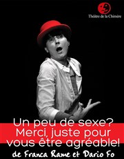 Un peu de sexe ? Merci juste pour vous être agréable TNT - Terrain Neutre Thtre Affiche