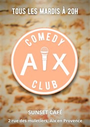 Aix Comedy Club Sunset Caf Affiche