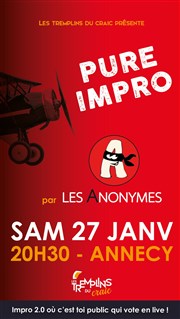 Les Anonymes Pure Impro Les Tremplins du Craic Affiche