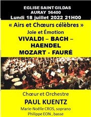 Paul Kuentz : Choeur & orchestre | Auray Eglise Saint-Gildas Affiche