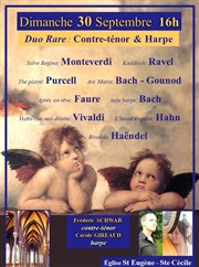 Concert contre-ténor & harpe Eglise Saint-Eugne Sainte-Ccile Affiche