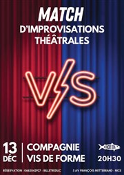 Match d'improvisations théâtrales La Maison de l'tudiant Stockfish Affiche