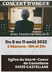 Concerts d'orgue glise de Castellane Affiche