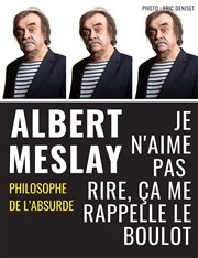 Albert Meslay dans Je n'aime pas rire, ça me rappelle le boulot La comdie de Marseille (anciennement Le Quai du Rire) Affiche