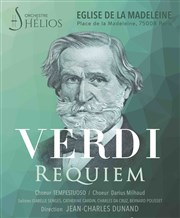 Requiem de Verdi Eglise de la Madeleine Affiche