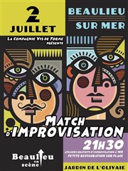 Match d'Improvisation dans le Jardin de l'Olivaie Jardin de L'Olivaie Affiche