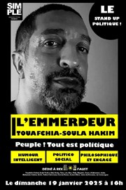 Touafchia-Soula Hakim dans L'Emmerdeur Caf Thtre du Ttard Affiche