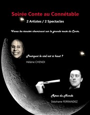 Soirée conte : 2 artistes 2 spectacles Le Conntable Affiche