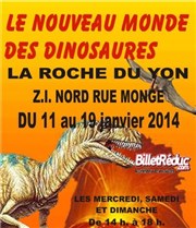 Le nouveau monde des dinosaures Chapiteau Le nouveau monde des dinosaures  La Roche sur Yon Affiche