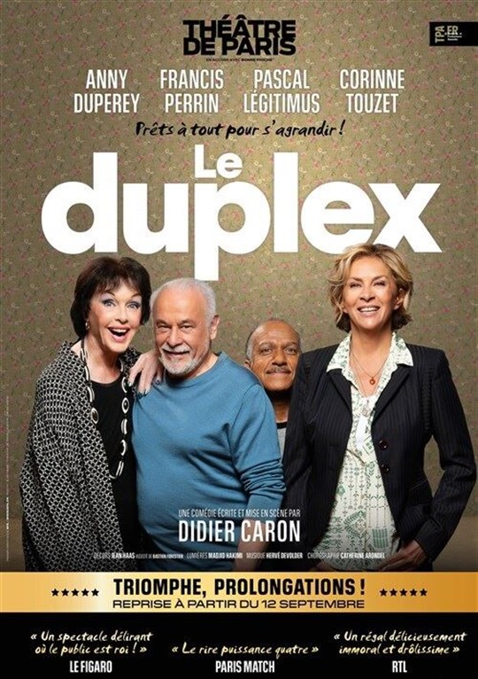 Event Le duplex | avec Corinne Touzet, Anny Duperey et Pascal Legitimus Cover Image