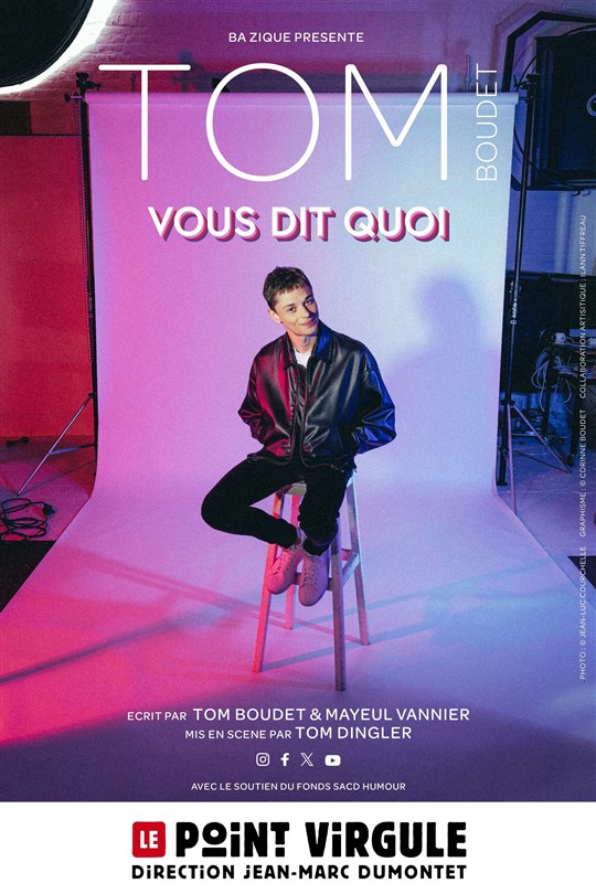 Event Tom Boudet vous dit quoi Cover Image