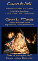 Concert de Nol par le Choeur La Villanelle