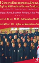 Concert exceptionnel du Choeur de l'Eglise Mthodiste Unie de Davidson